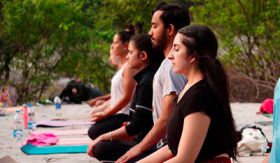 Yoga Teacher Training in Rishikesh Outdoor Yoga sessions