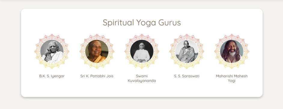Yoga Gurus